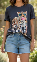 Boujee Bubblegum Leopard Comfort Colors® Graphic T-Shirt | Free Shipping