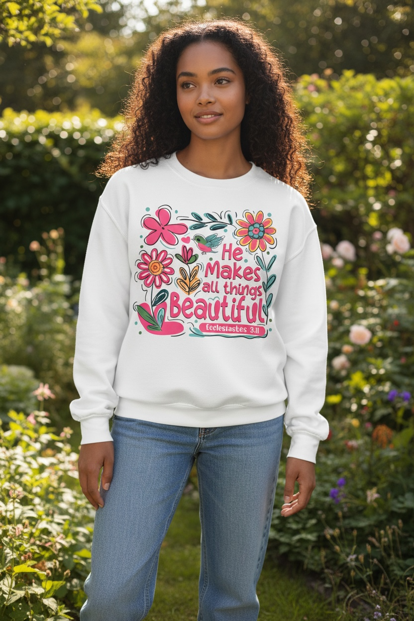 He Makes All Things Beautiful Sweatshirt