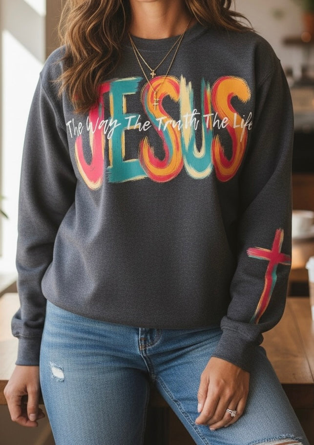 Jesus Paint Stroke