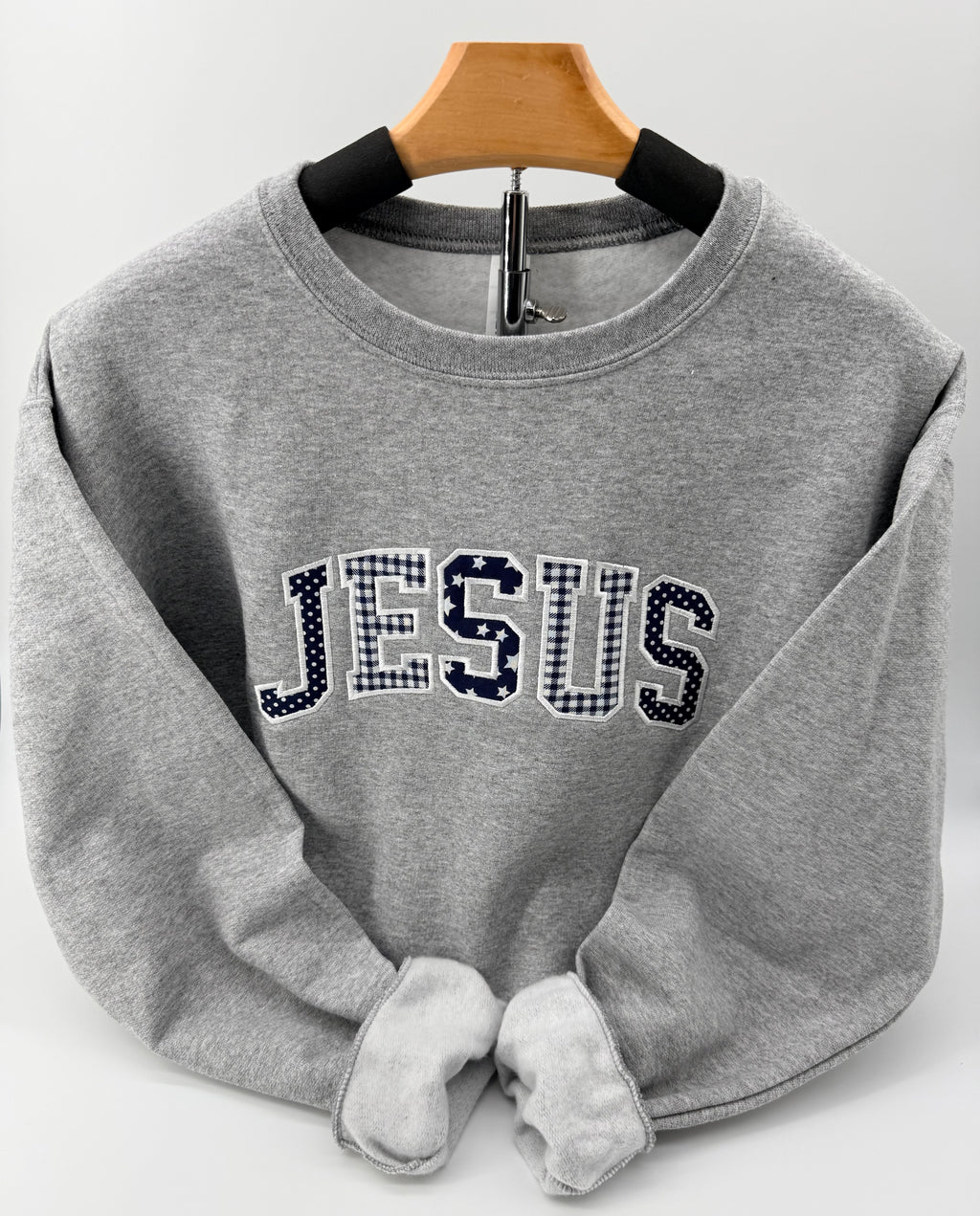 Jesus Sweatshirt Embroidered