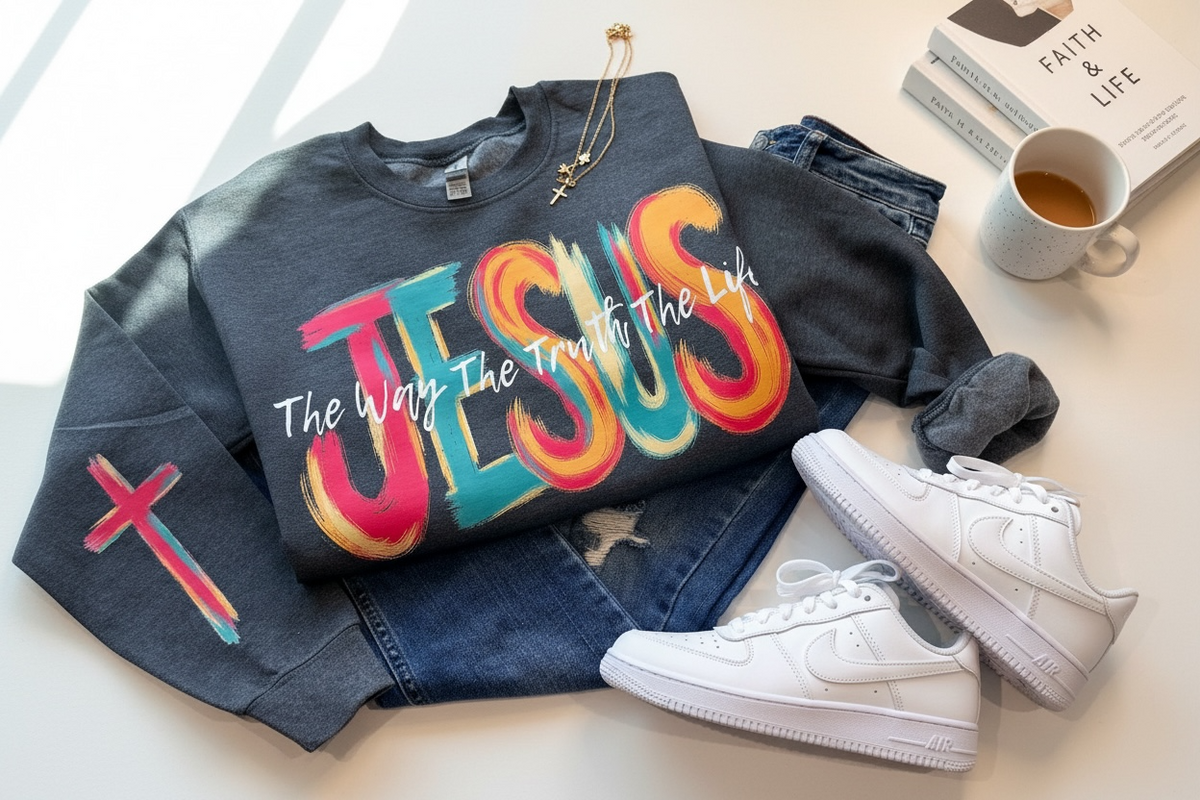 Jesus Paint Stroke