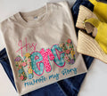 His Mercy - Stone Washed Graphic Tee - Free Shipping