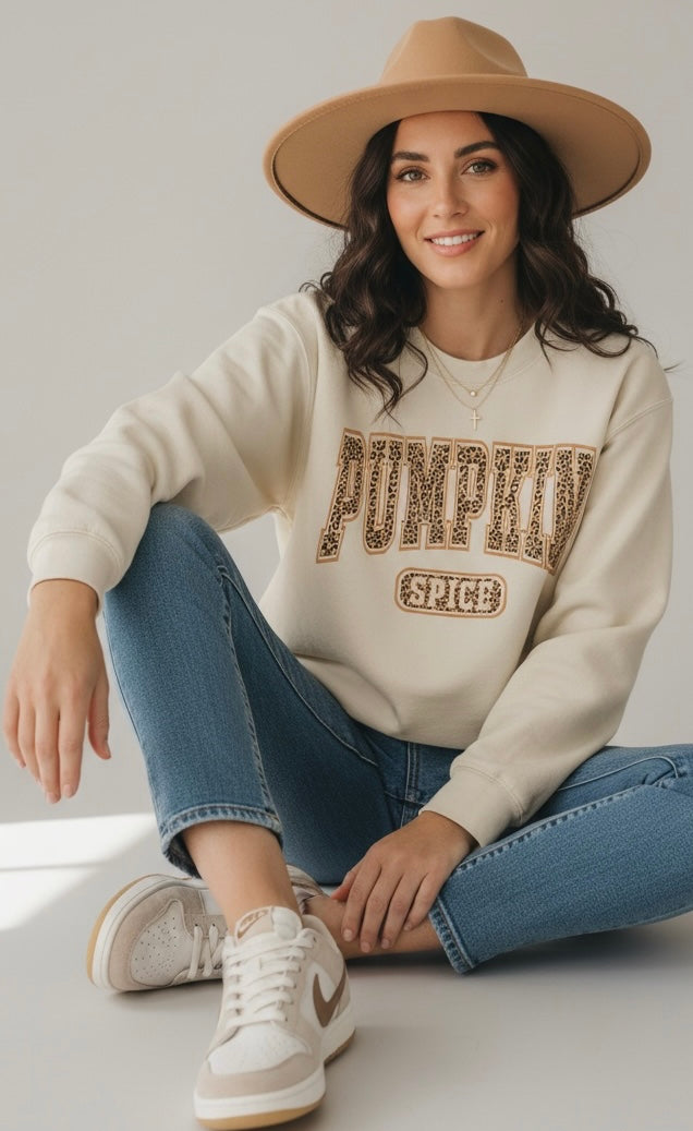Pumpkin Spice Comfort Colors Sweatshirt