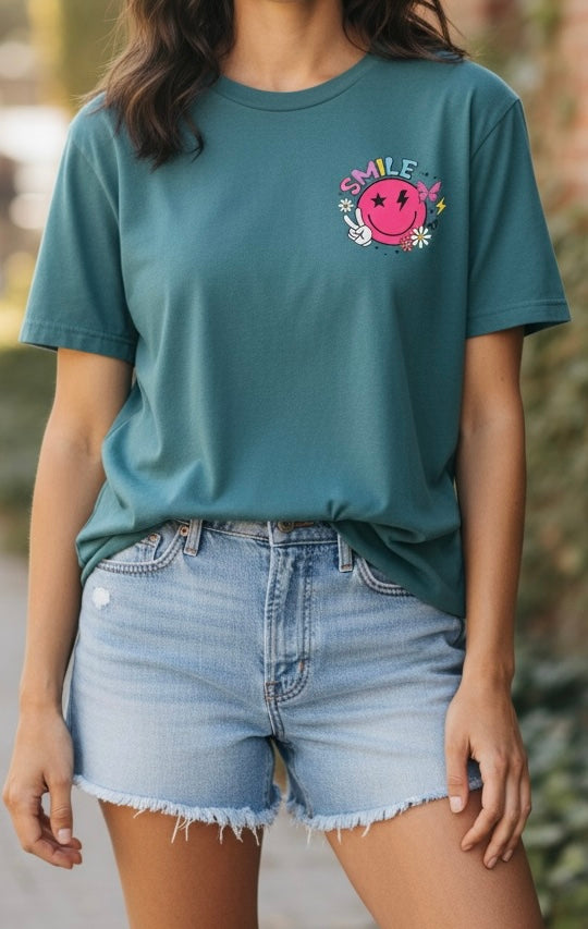 Be the Reason Someone Smiles Today Christian Graphic Tee – Comfort Colors® | Free Shipping