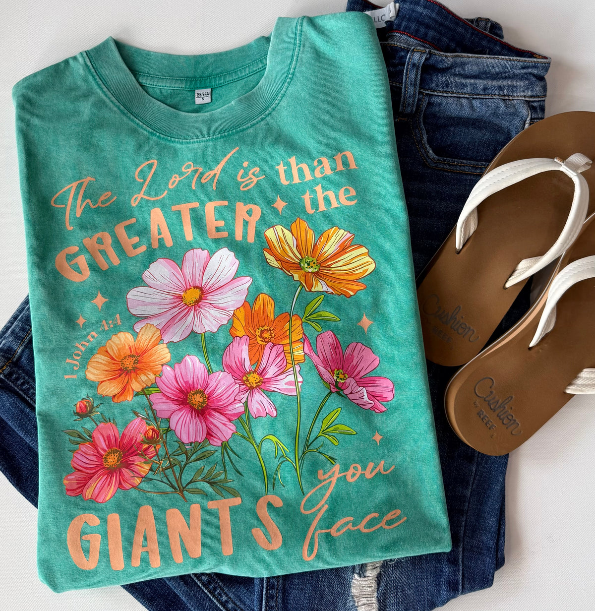 The Lord Is Greater Graphic Tee - Free Shipping