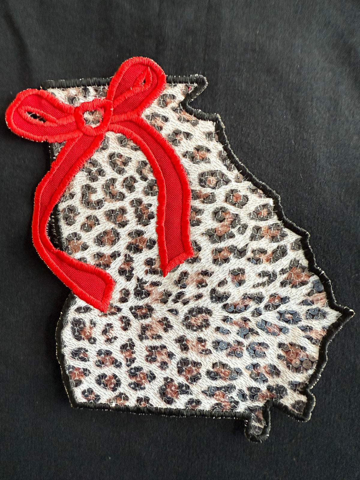 Georgia Embroidered Patch Iron On