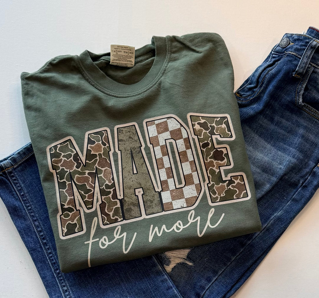 MADE for More Olive Green Graphic T-Shirt | Free Shipping