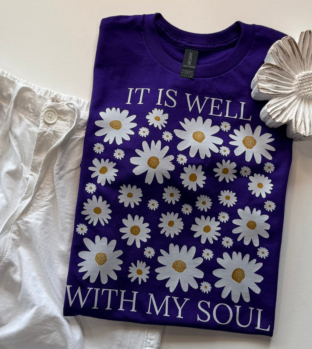 It Is Well With My Soul Graphic Tee - Free Shipping