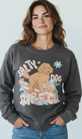 Salty Dog Surf Co - Comfort Colors Lightweight Sweatshirt