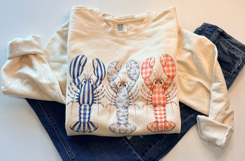 Preppy Lobster Sweatshirt