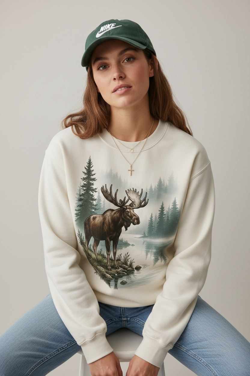 Majestic Moose Comfort Colors