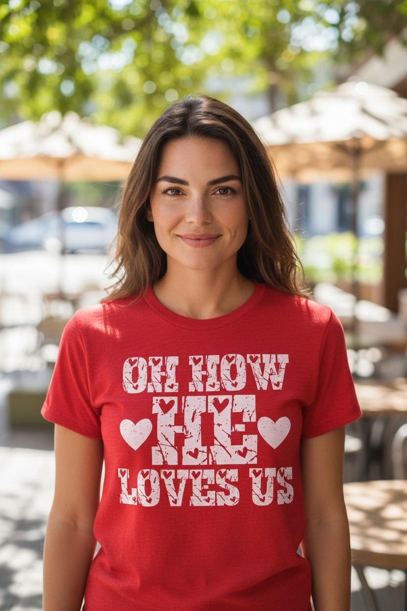 Oh How He Loves Us - Comfort Colors