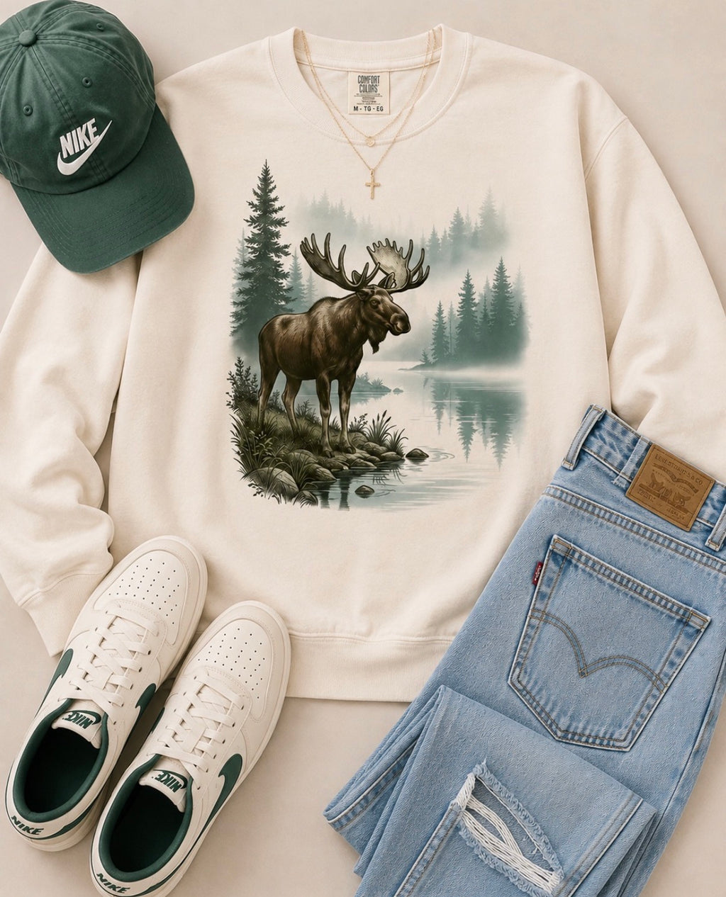 Majestic Moose Comfort Colors