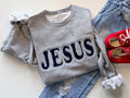 JESUS Embroidered Sweatshirt - Free Shipping
