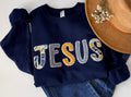Jesus Embroidered Applique - Free Shipping