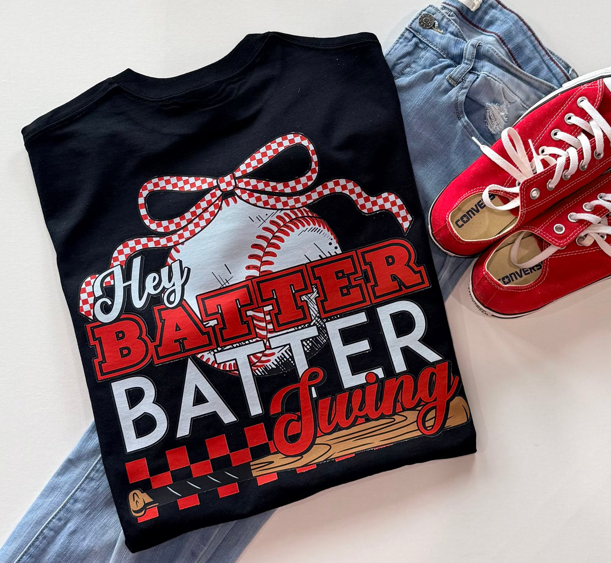 Hey Battery Batter - Graphic Tee - Free Shipping