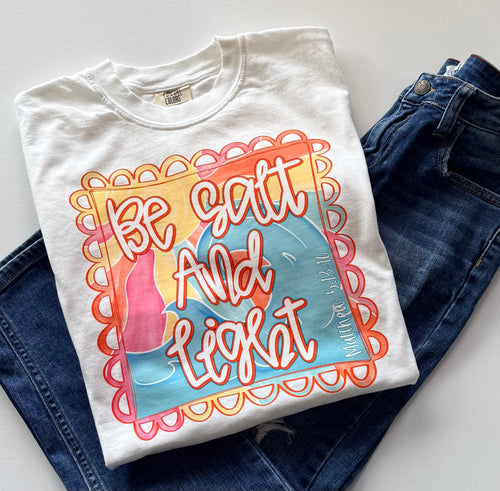 Be Salt and Light Christian T-Shirt | Matthew 5:13-16 | Hip & Holy