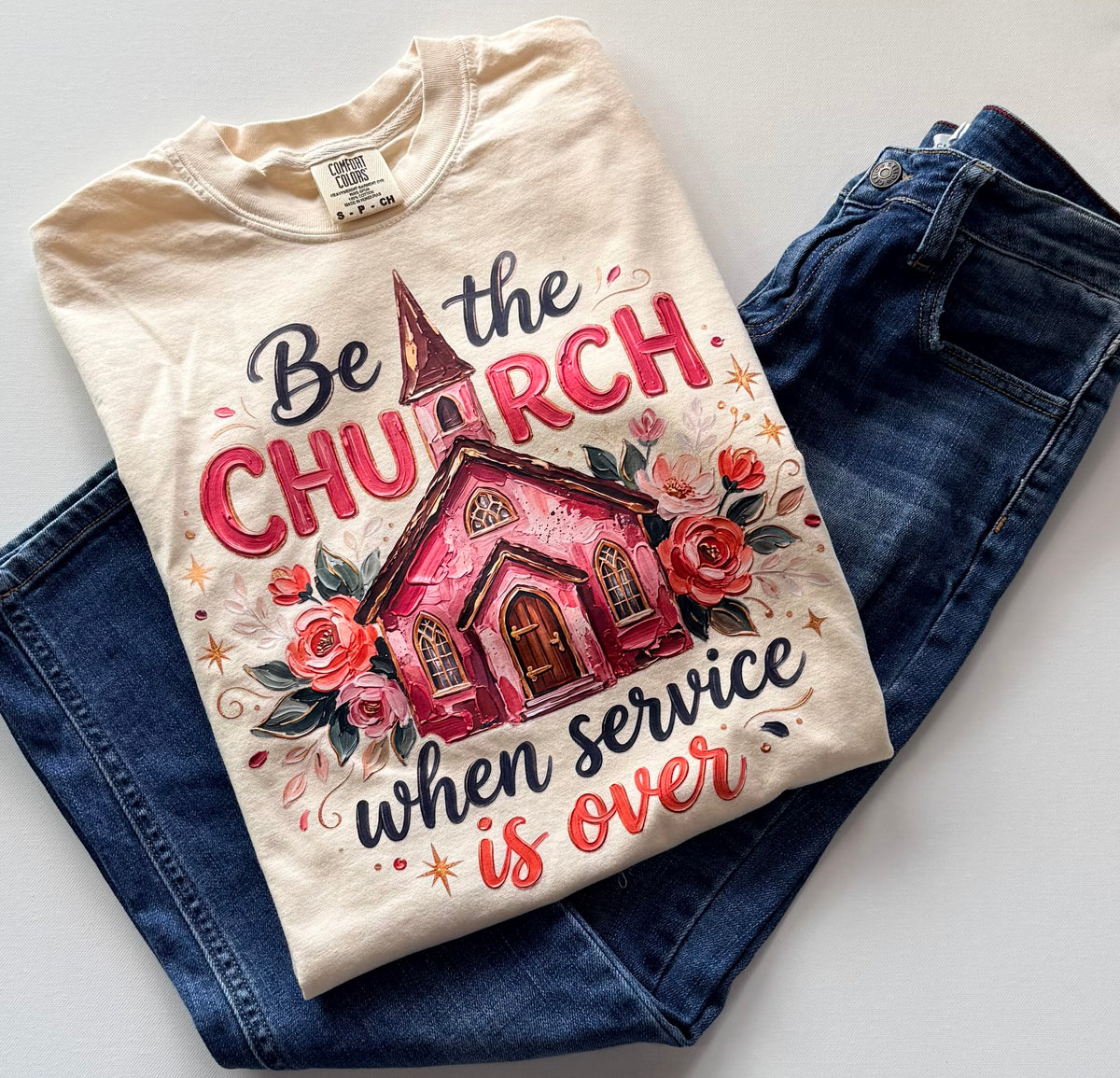 Be the Church Christian T-Shirt | Faith Graphic Tee | Hip & Holy