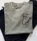 But God Christian Graphic Tee – Oversized Acid Washed | Free Shipping