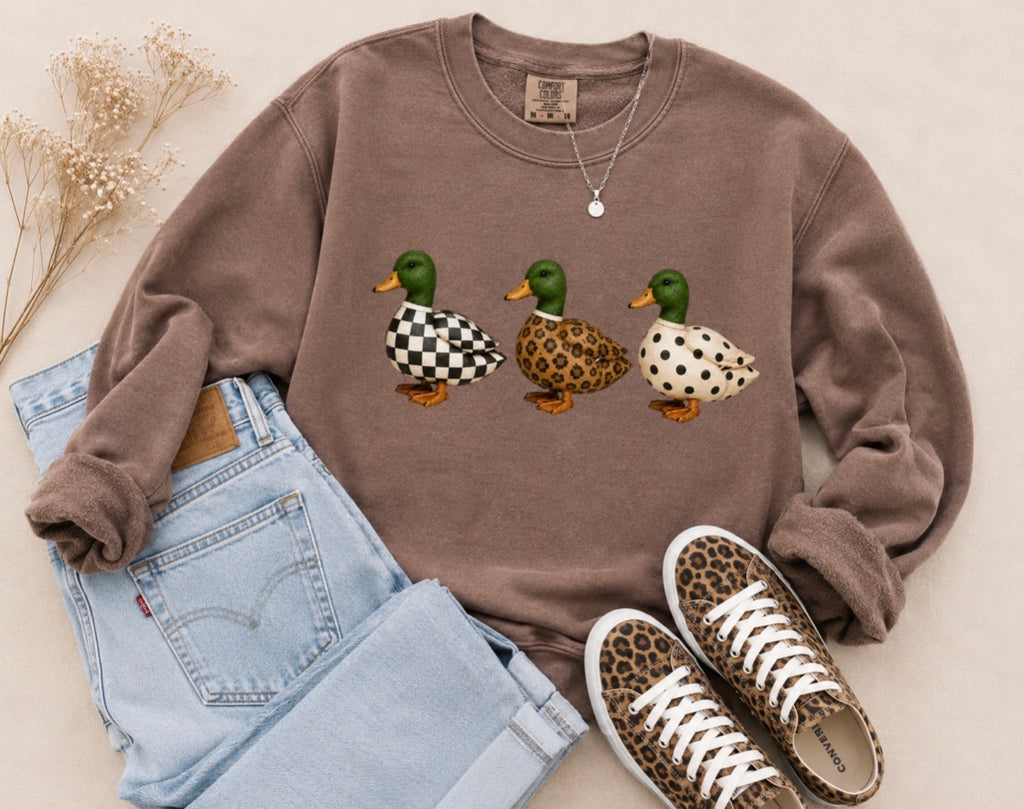 Mallard Ducks In A Row - Comfort Colors