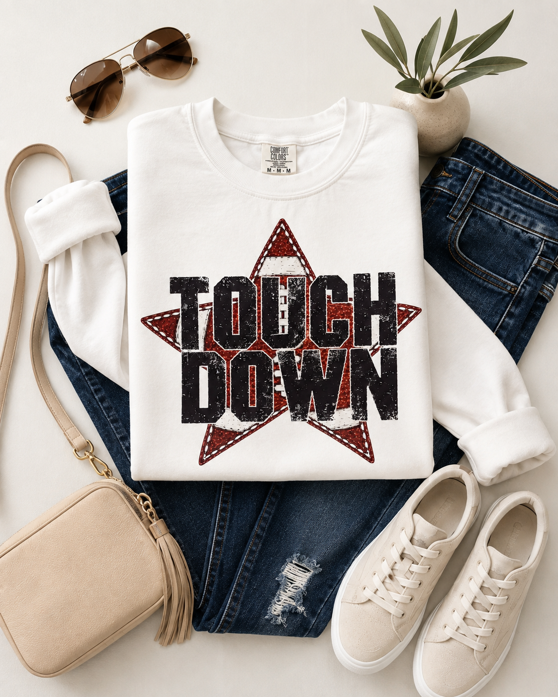 Touch Down Comfort Colors Seestshirt