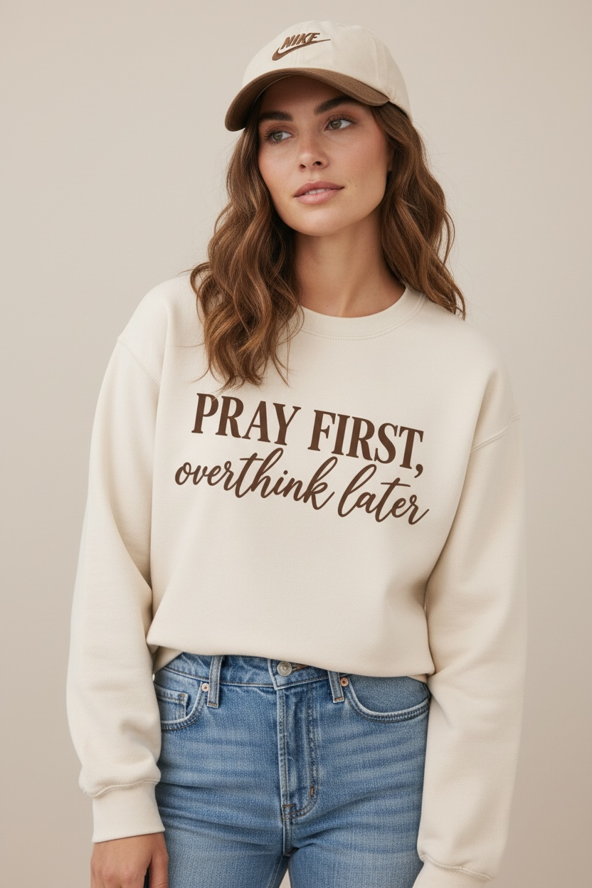 Pray First, Overthink Later Comfort Colors