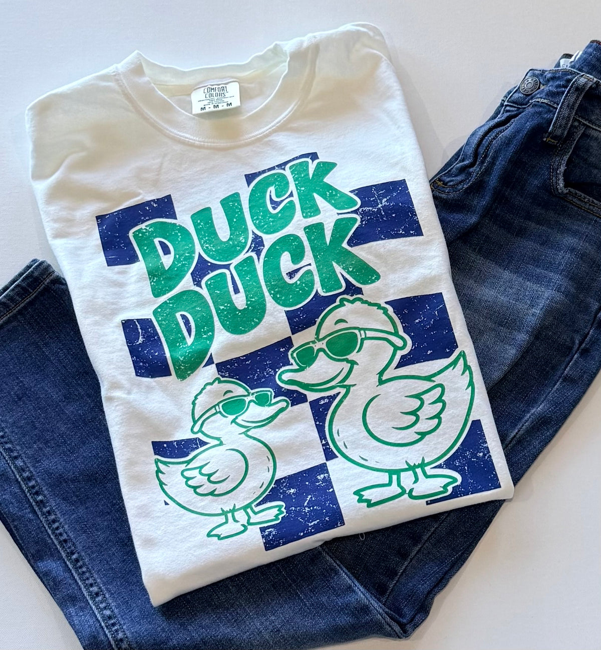 Duck Duck Goose Graphic T-Shirt – White | Free Shipping